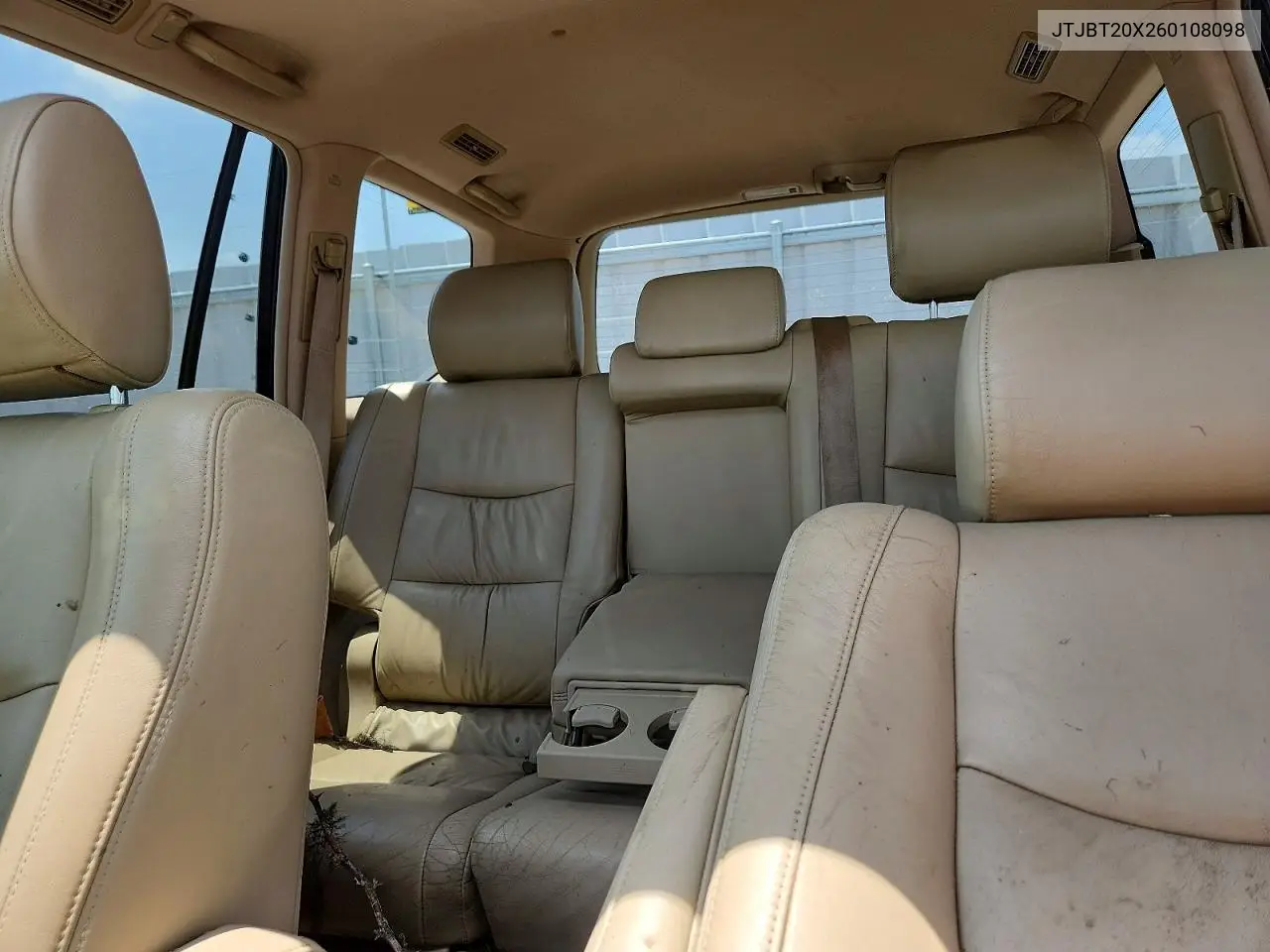 2006 Lexus Gx 470 VIN: JTJBT20X260108098 Lot: 62099126