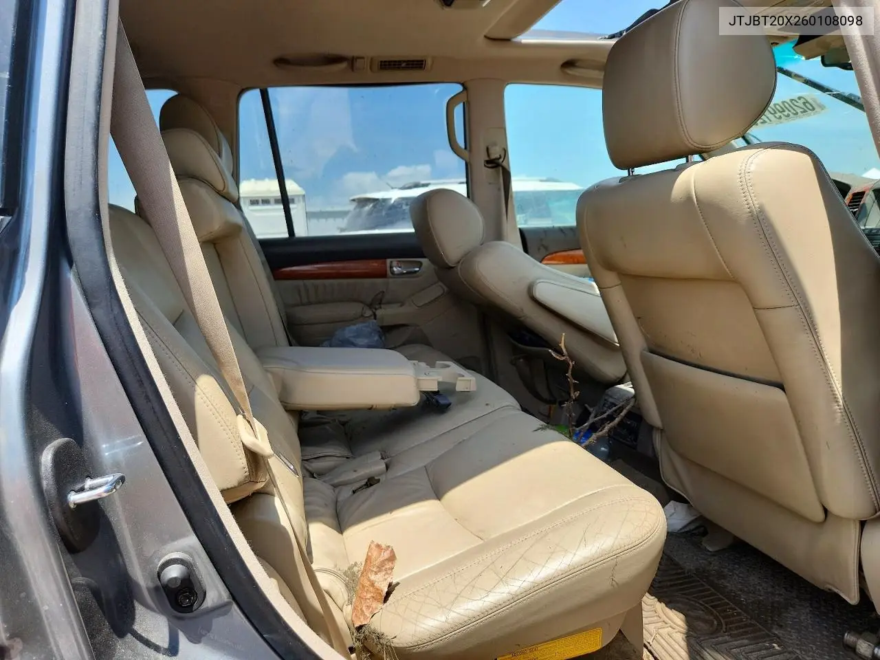 2006 Lexus Gx 470 VIN: JTJBT20X260108098 Lot: 62099126