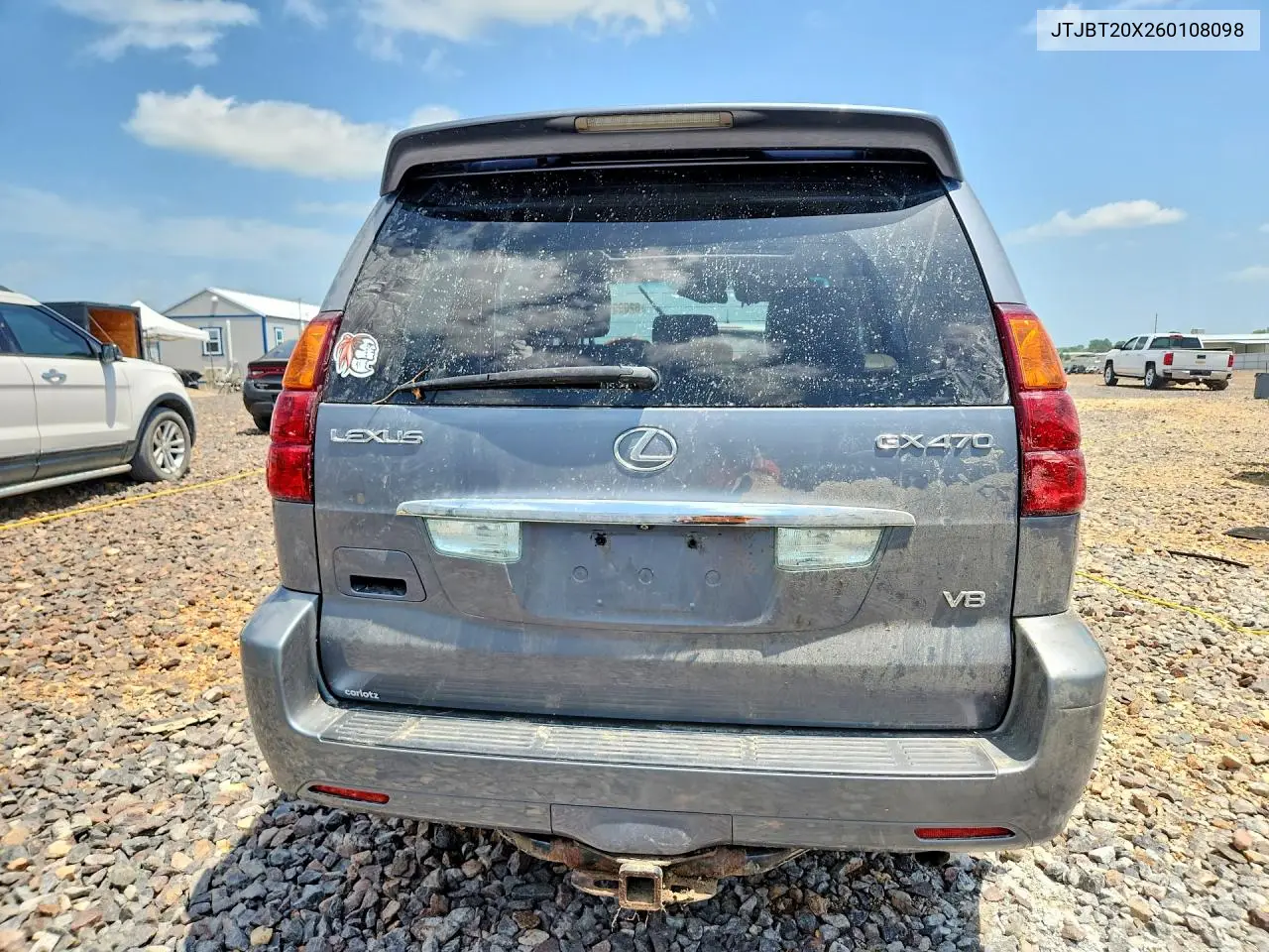 2006 Lexus Gx 470 VIN: JTJBT20X260108098 Lot: 62099126