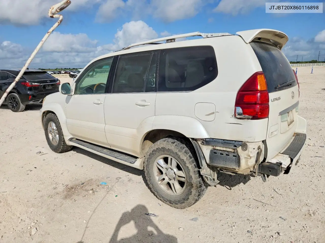 2006 Lexus Gx 470 VIN: JTJBT20X860116898 Lot: 85991465