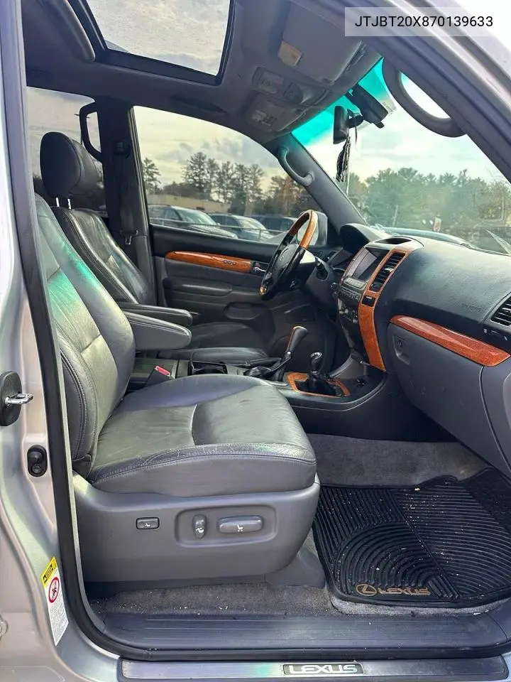 JTJBT20X870139633 2007 Lexus Gx 470 Base