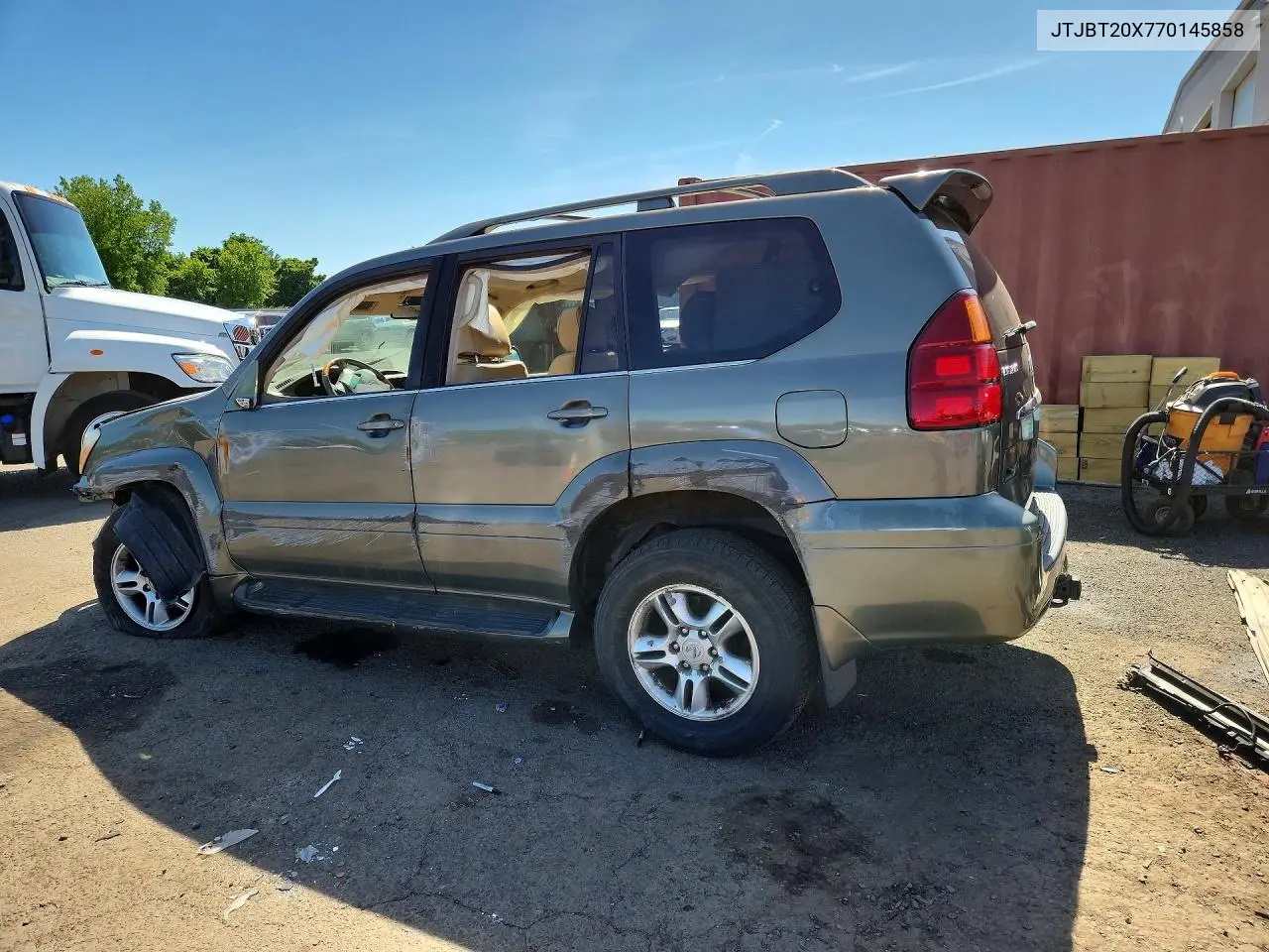 2007 Lexus Gx 470 VIN: JTJBT20X770145858 Lot: 55564506