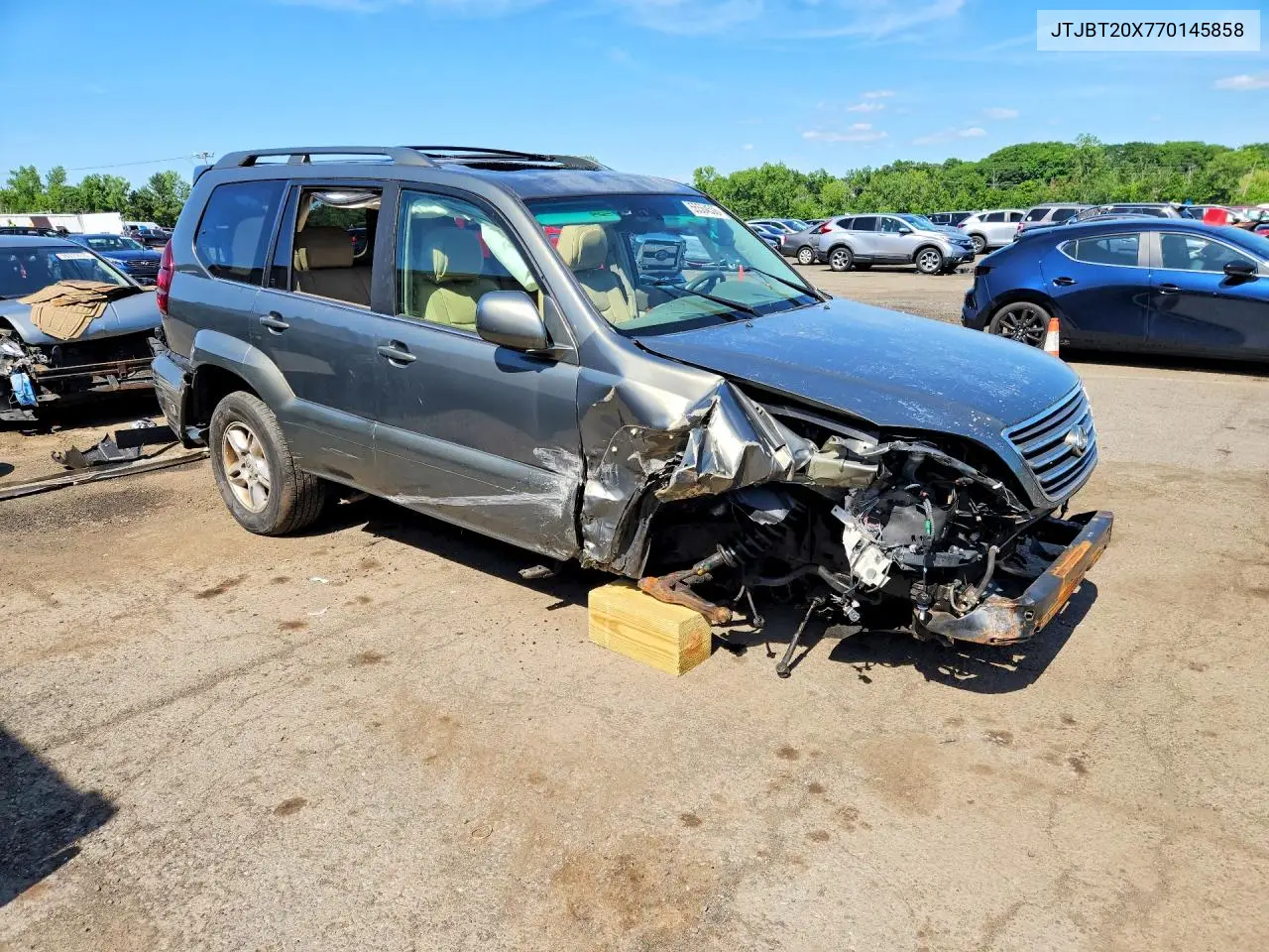 2007 Lexus Gx 470 VIN: JTJBT20X770145858 Lot: 55564506