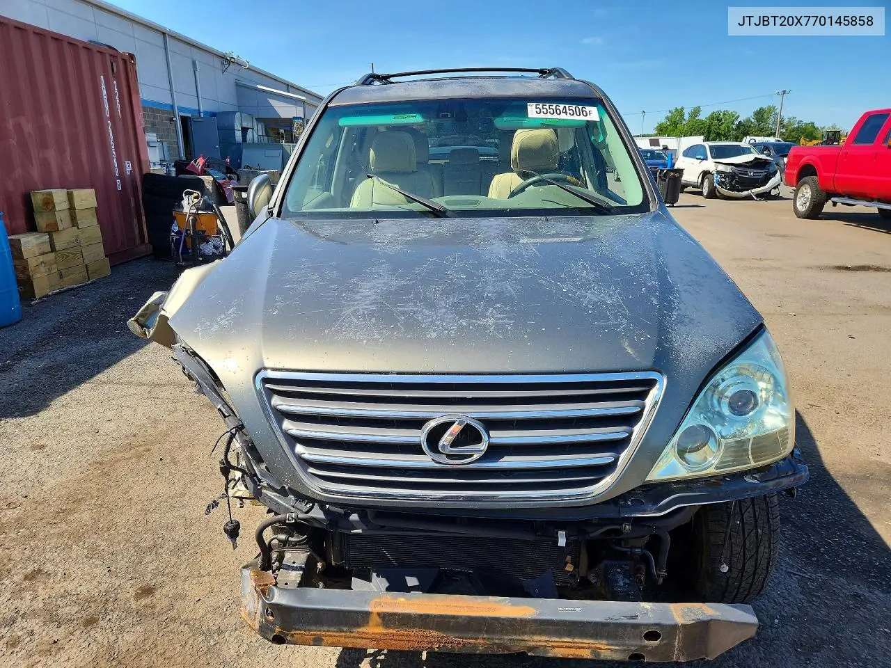 2007 Lexus Gx 470 VIN: JTJBT20X770145858 Lot: 55564506