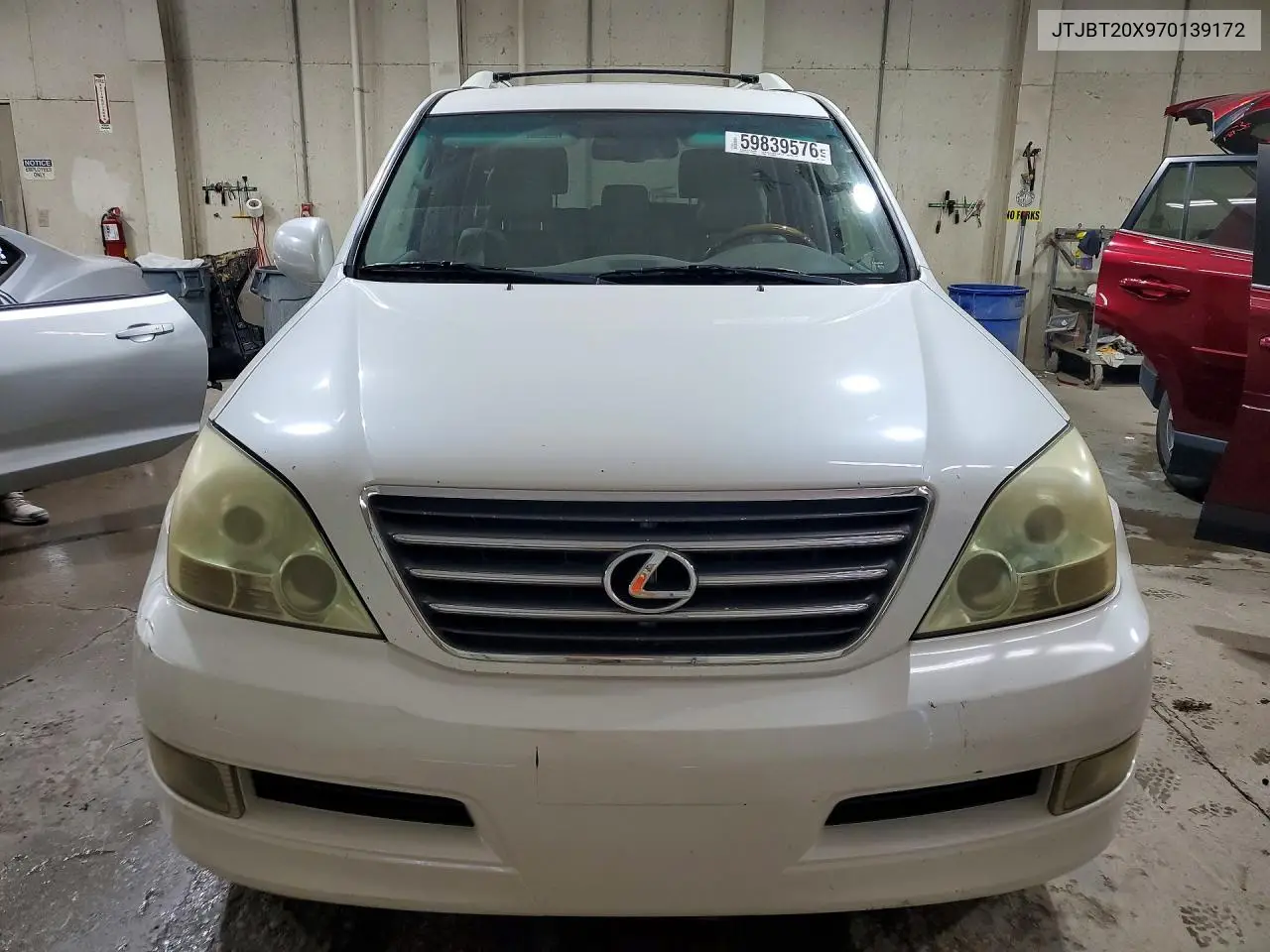 2007 Lexus Gx 470 VIN: JTJBT20X970139172 Lot: 59839576