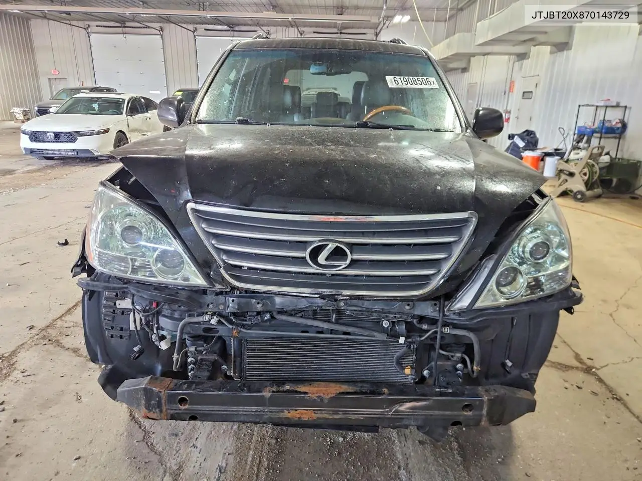 2007 Lexus Gx 470 VIN: JTJBT20X870143729 Lot: 61908506