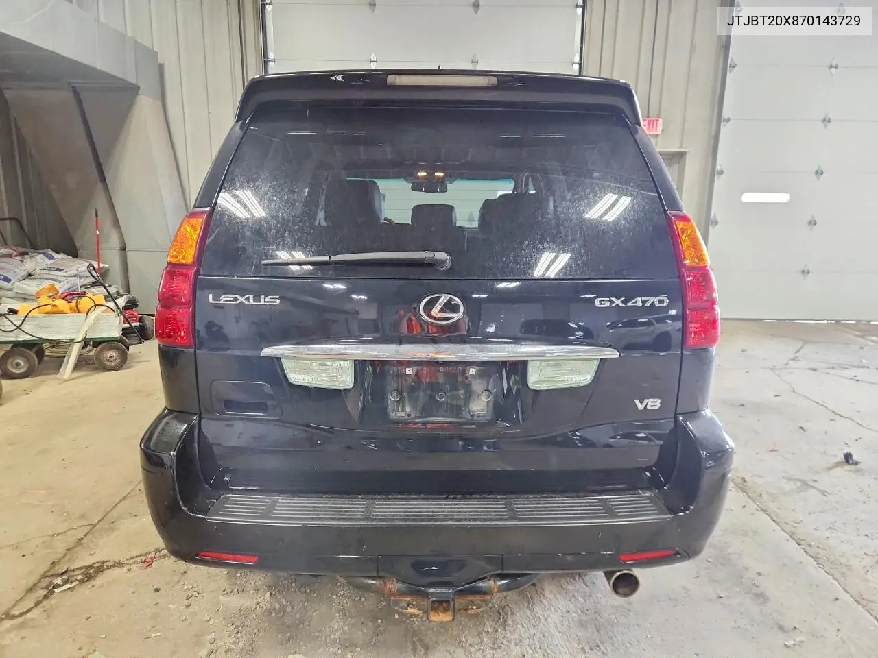2007 Lexus Gx 470 VIN: JTJBT20X870143729 Lot: 61908506