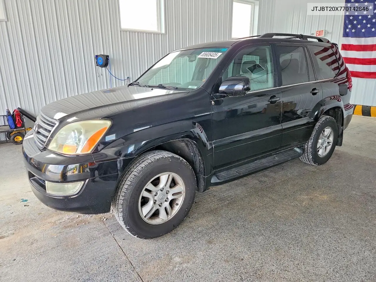 2007 Lexus Gx 470 VIN: JTJBT20X770142846 Lot: 85606405