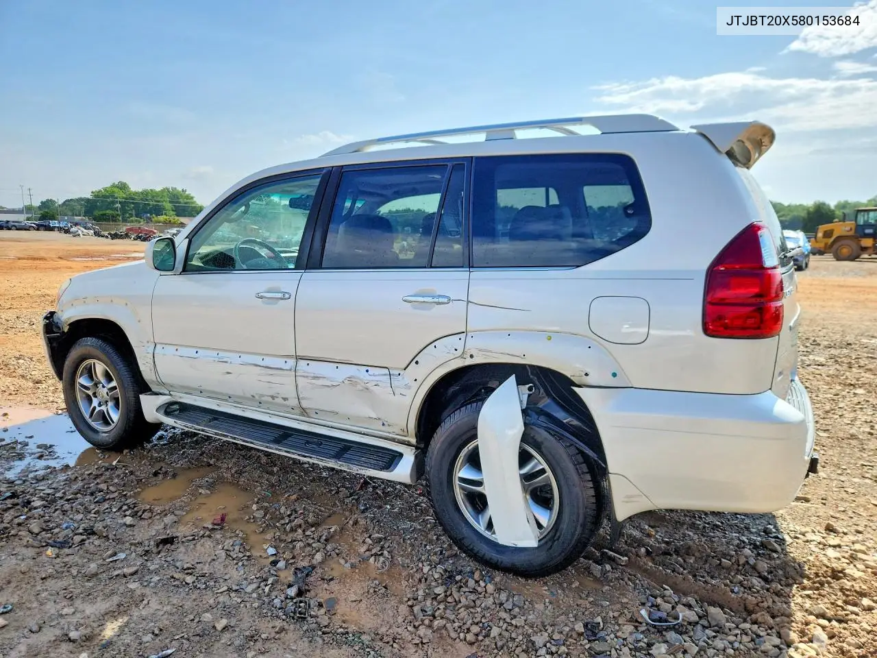 2008 Lexus Gx 470 VIN: JTJBT20X580153684 Lot: 56571316