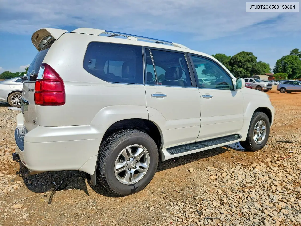 2008 Lexus Gx 470 VIN: JTJBT20X580153684 Lot: 56571316