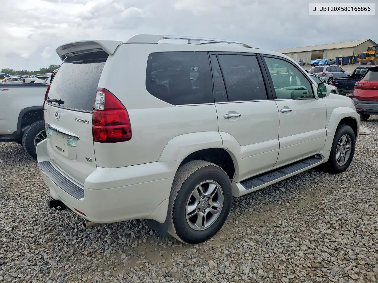 2008 Lexus Gx 470 VIN: JTJBT20X580165866 Lot: 61032206