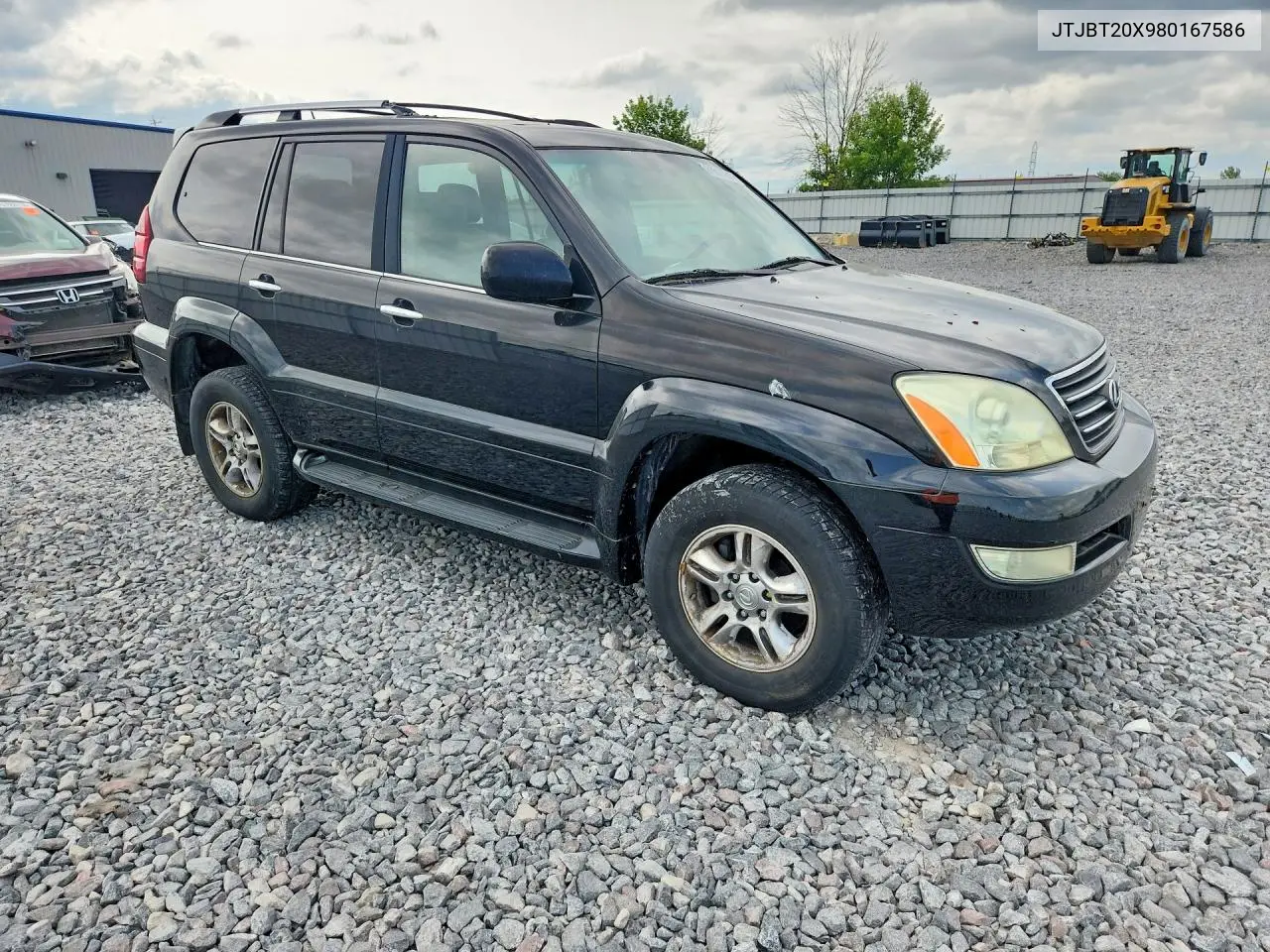 2008 Lexus Gx 470 VIN: JTJBT20X980167586 Lot: 61517946