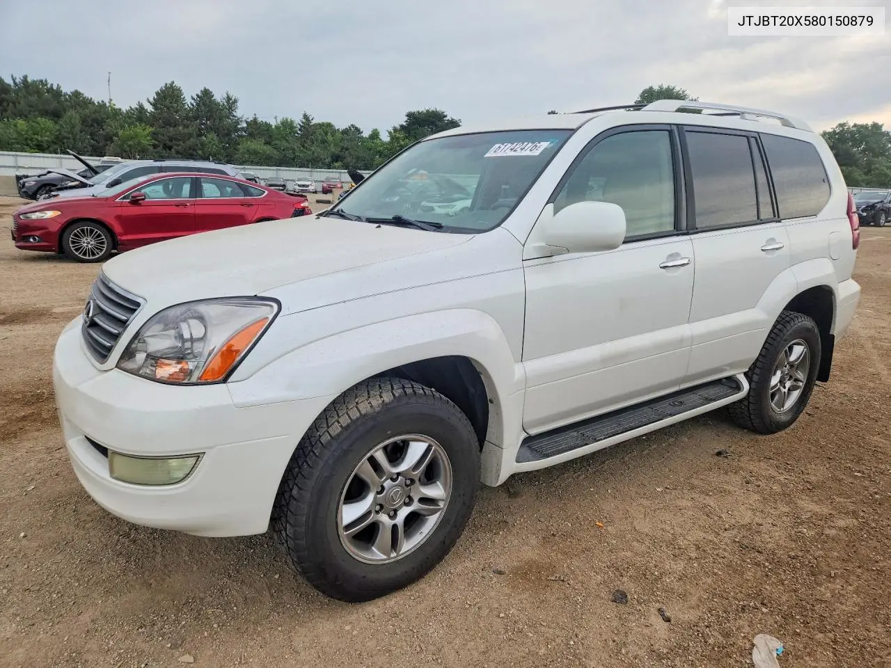 2008 Lexus Gx 470 VIN: JTJBT20X580150879 Lot: 61742476