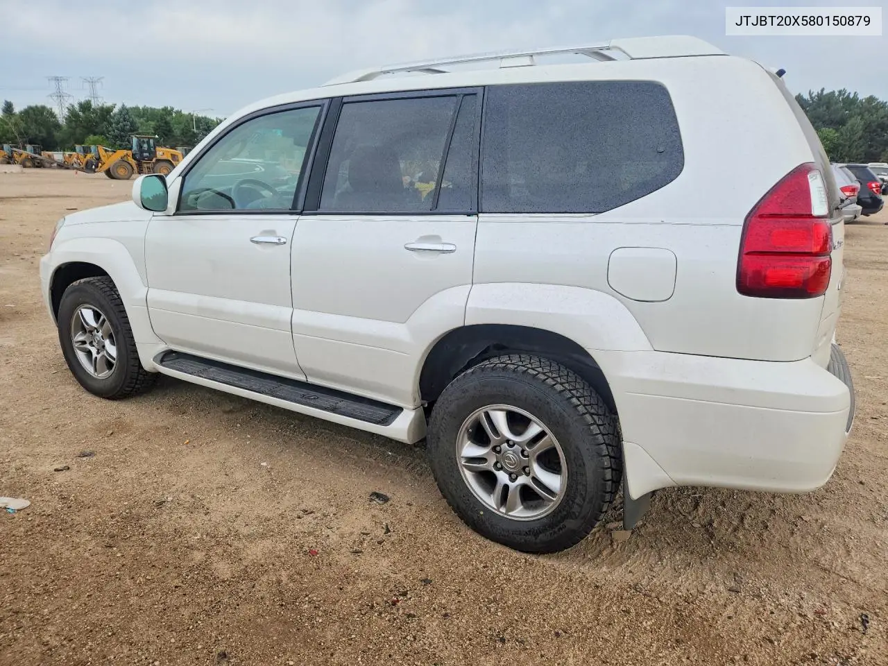 2008 Lexus Gx 470 VIN: JTJBT20X580150879 Lot: 61742476