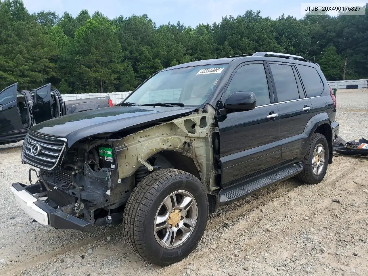 2009 Lexus Gx 470 VIN: JTJBT20X490176827 Lot: 58354806