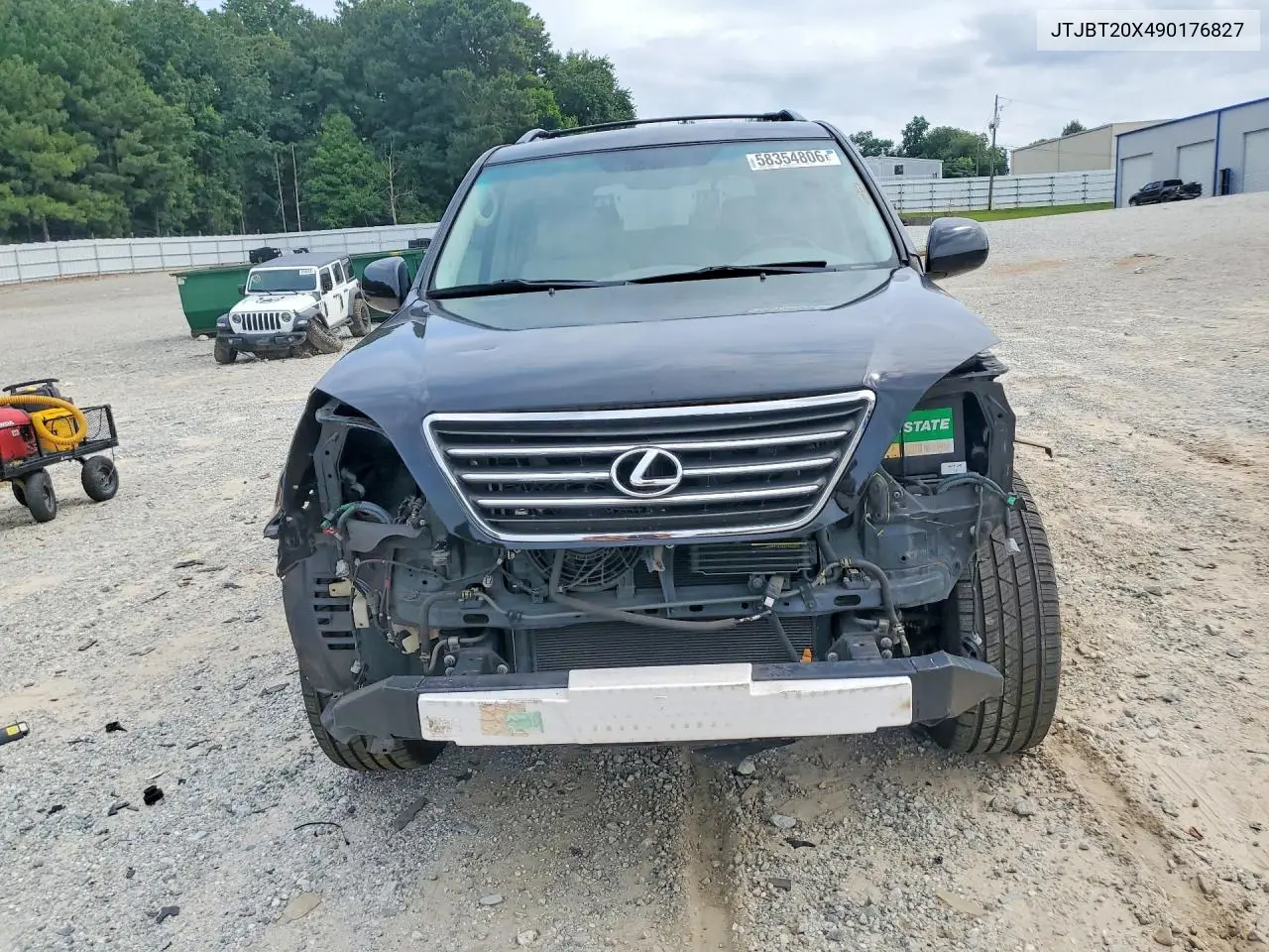 2009 Lexus Gx 470 VIN: JTJBT20X490176827 Lot: 58354806