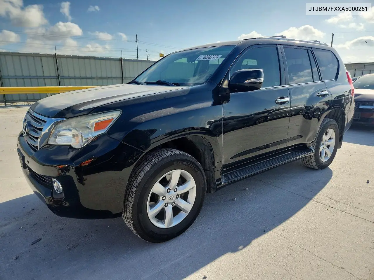 2010 Lexus Gx 460 VIN: JTJBM7FXXA5000261 Lot: 57054376