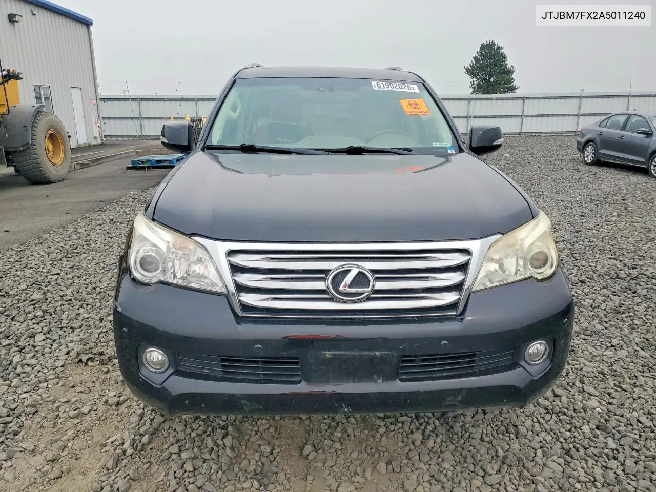 2010 Lexus Gx 460 VIN: JTJBM7FX2A5011240 Lot: 61902026