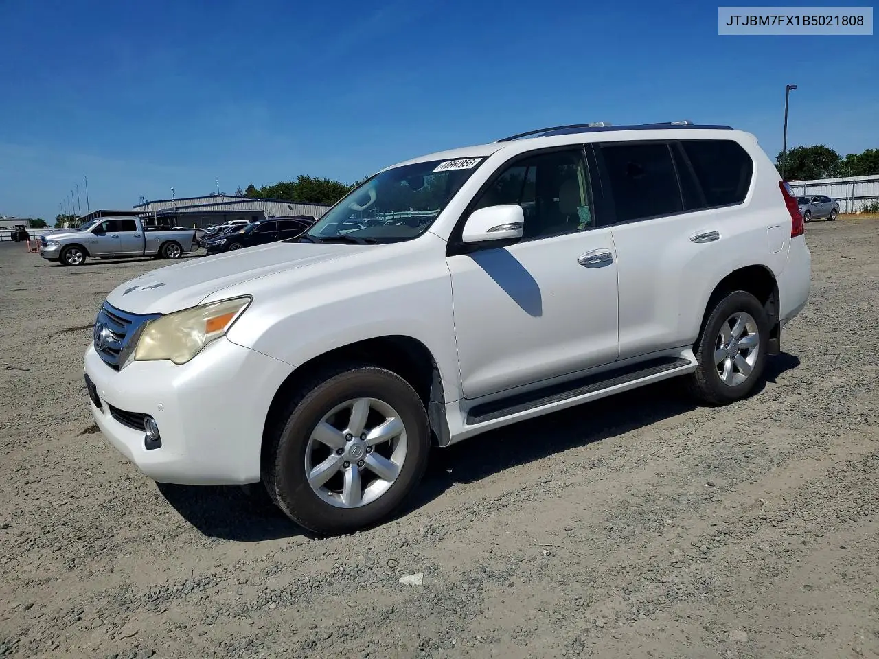 2011 Lexus Gx 460 Base VIN: JTJBM7FX1B5021808 Lot: 48864956