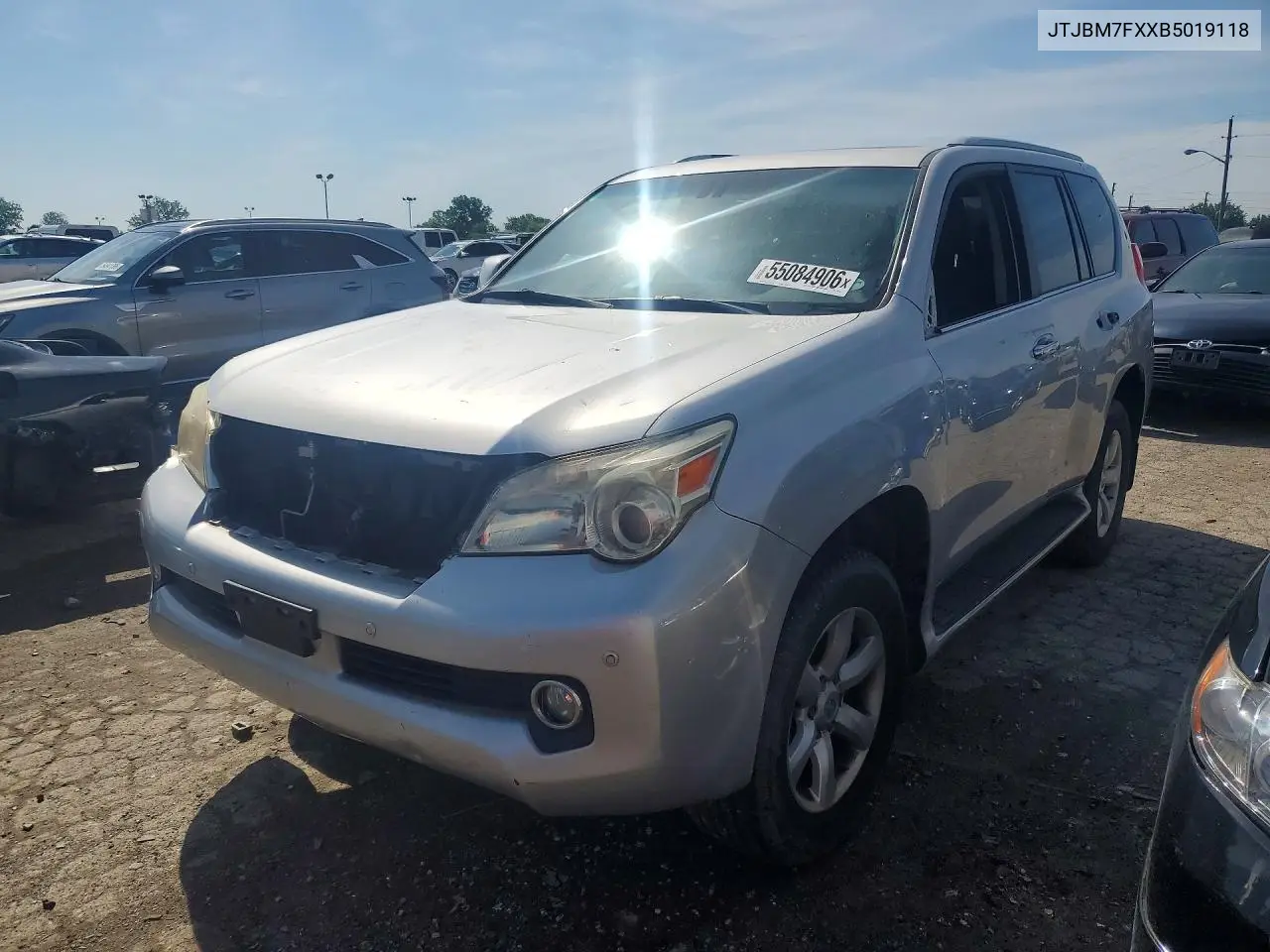 2011 Lexus Gx 460 VIN: JTJBM7FXXB5019118 Lot: 55084906