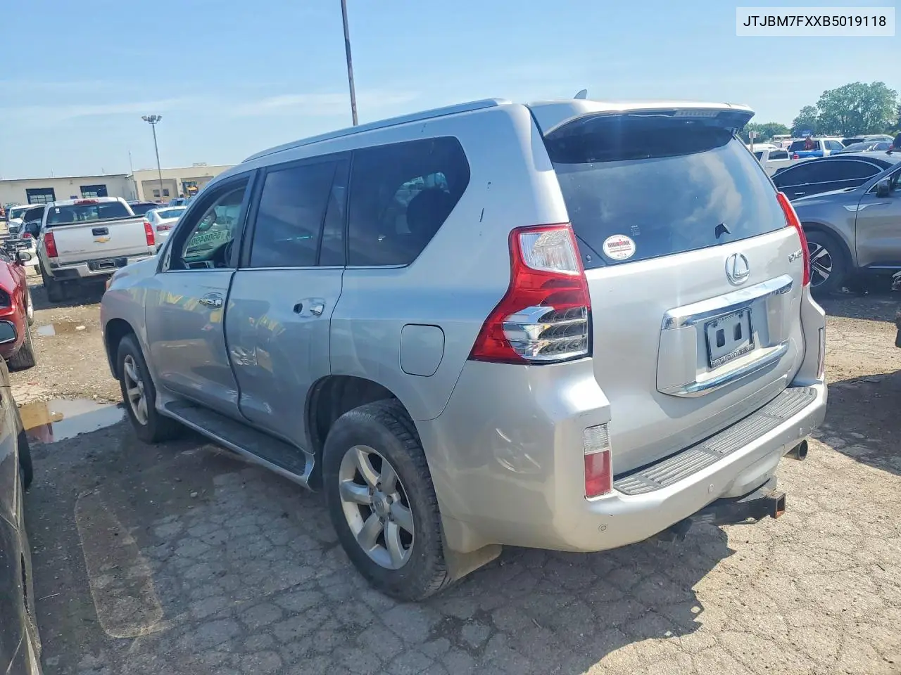 2011 Lexus Gx 460 VIN: JTJBM7FXXB5019118 Lot: 55084906