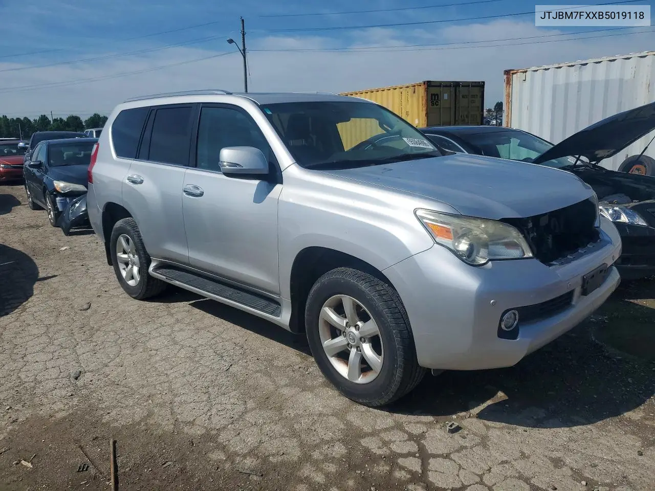 2011 Lexus Gx 460 VIN: JTJBM7FXXB5019118 Lot: 55084906