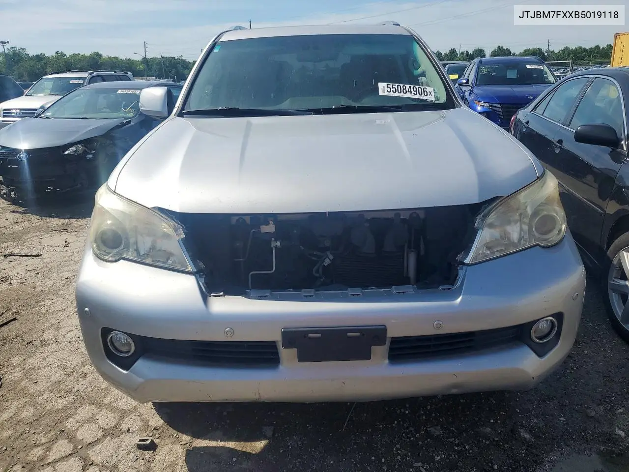 2011 Lexus Gx 460 VIN: JTJBM7FXXB5019118 Lot: 55084906
