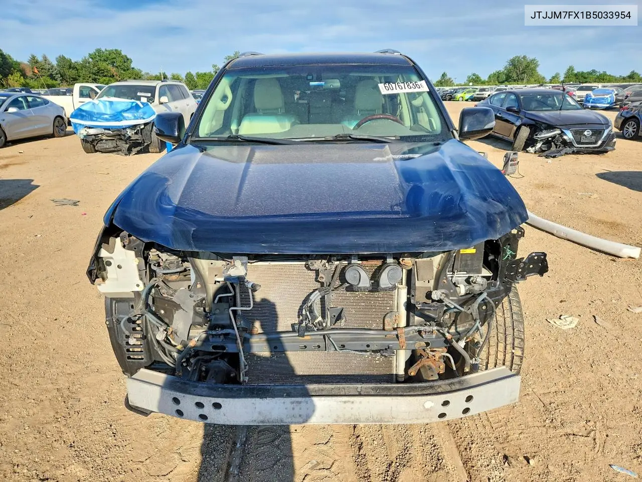 2011 Lexus Gx 460 Premium VIN: JTJJM7FX1B5033954 Lot: 60767836