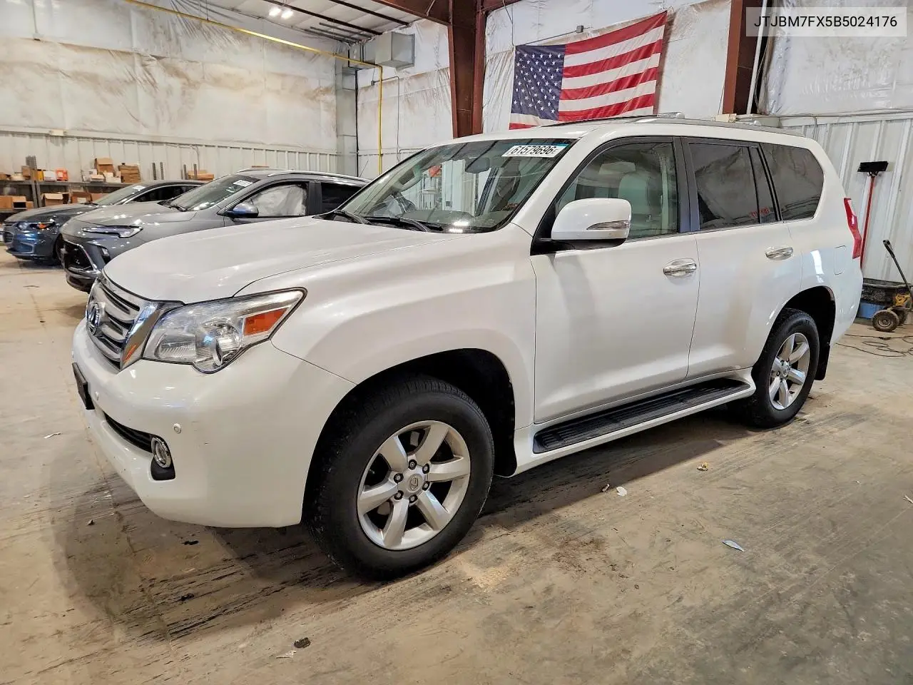 2011 Lexus Gx 460 VIN: JTJBM7FX5B5024176 Lot: 61579696