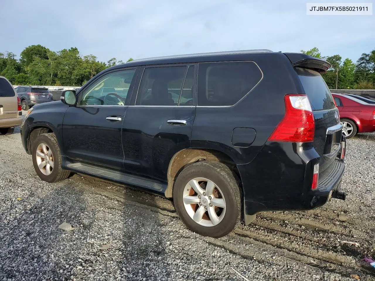 2011 Lexus Gx 460 VIN: JTJBM7FX5B5021911 Lot: 61603286