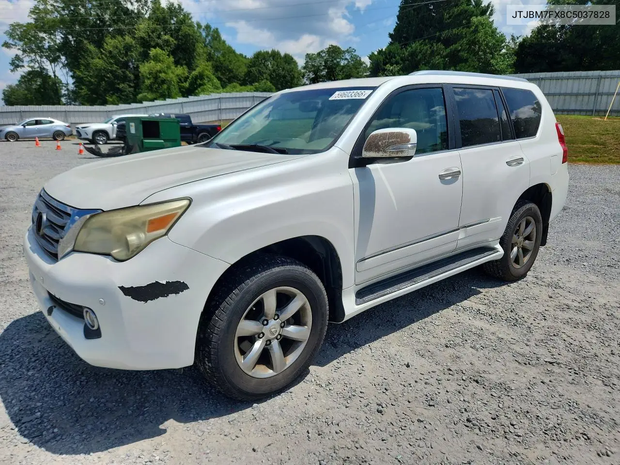 2012 Lexus Gx 460 VIN: JTJBM7FX8C5037828 Lot: 59603366