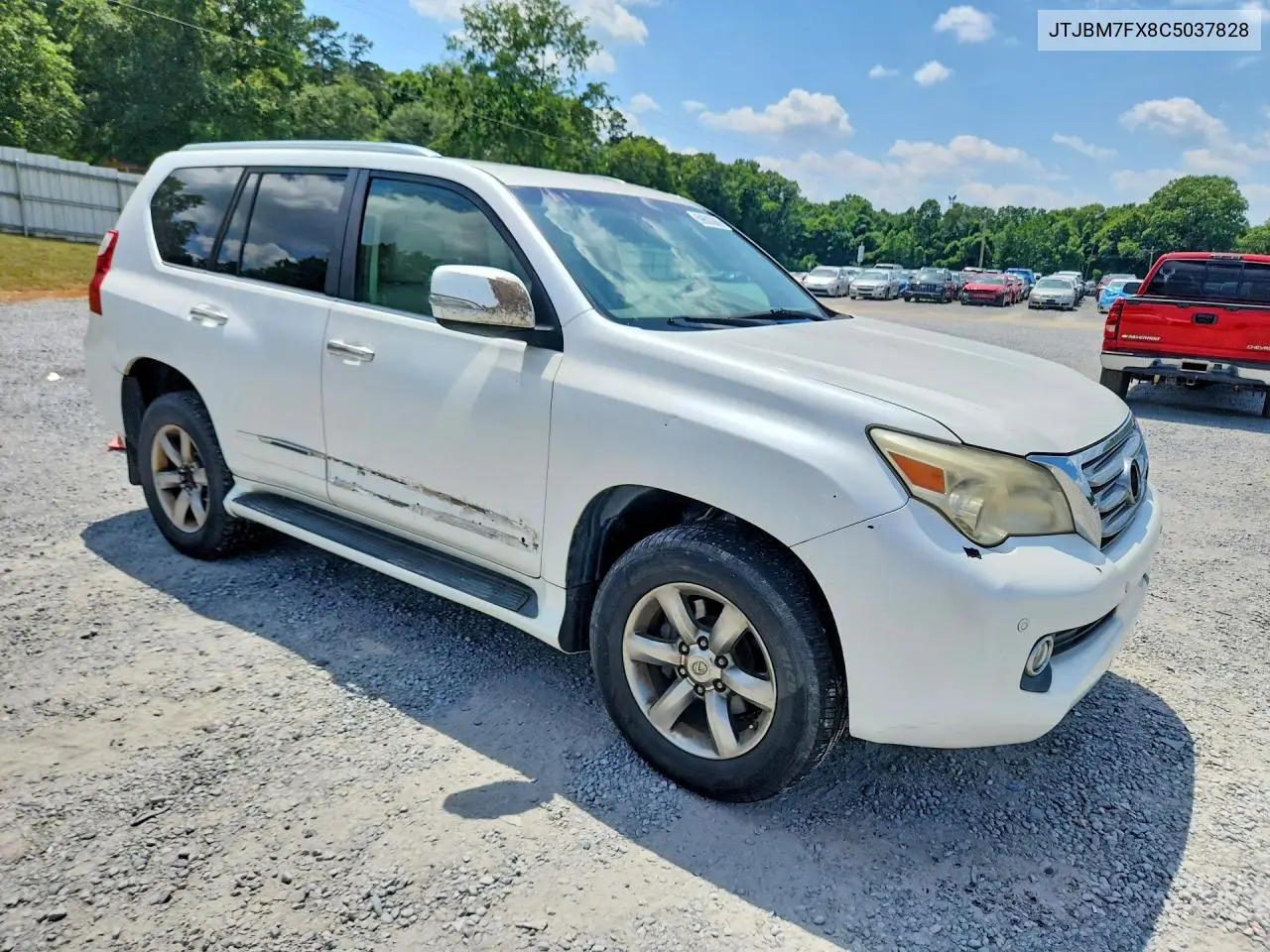 2012 Lexus Gx 460 VIN: JTJBM7FX8C5037828 Lot: 59603366