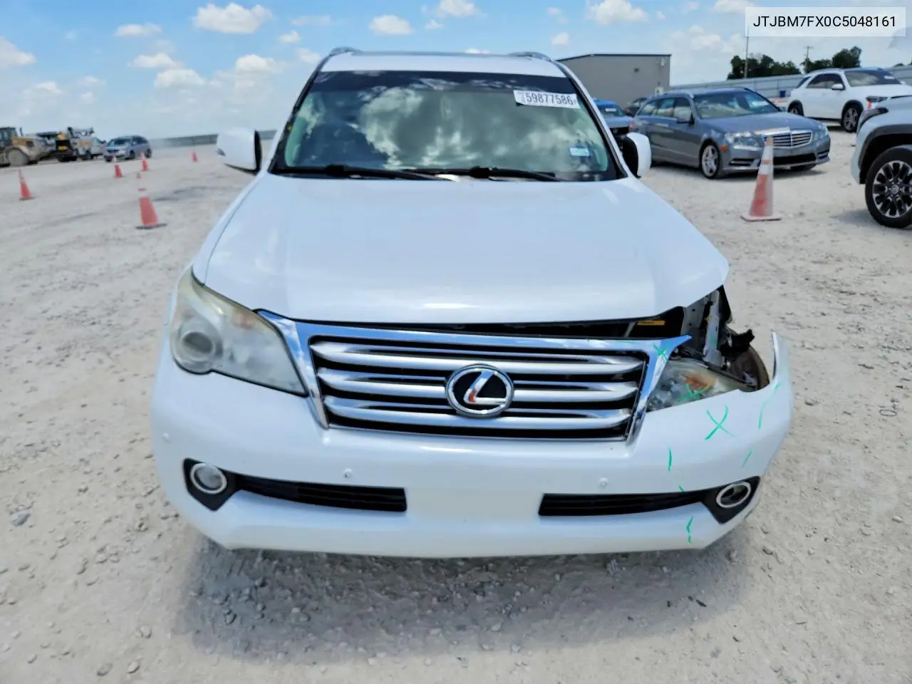 2012 Lexus Gx 460 VIN: JTJBM7FX0C5048161 Lot: 59877586