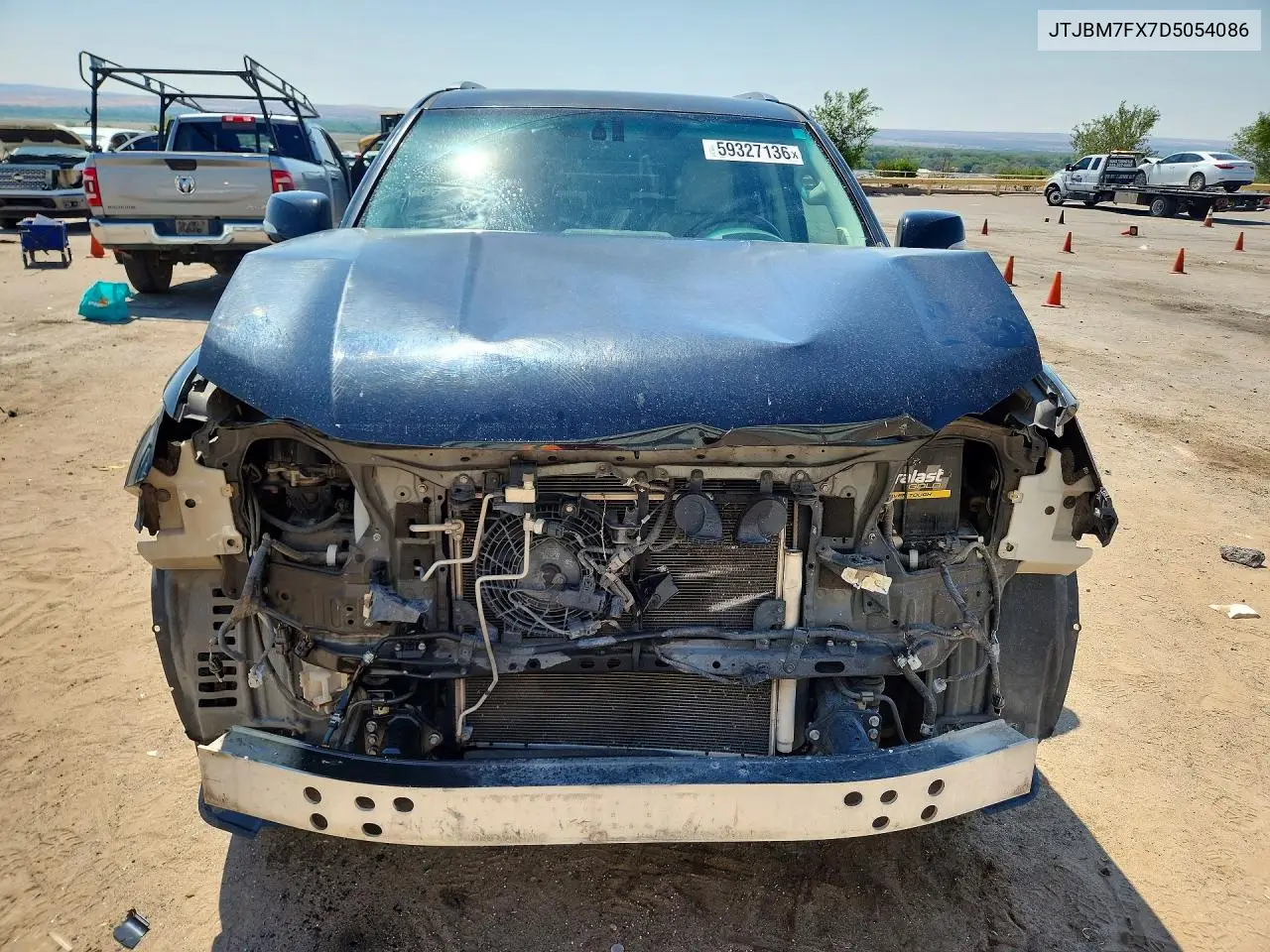 2013 Lexus Gx 460 VIN: JTJBM7FX7D5054086 Lot: 59327136