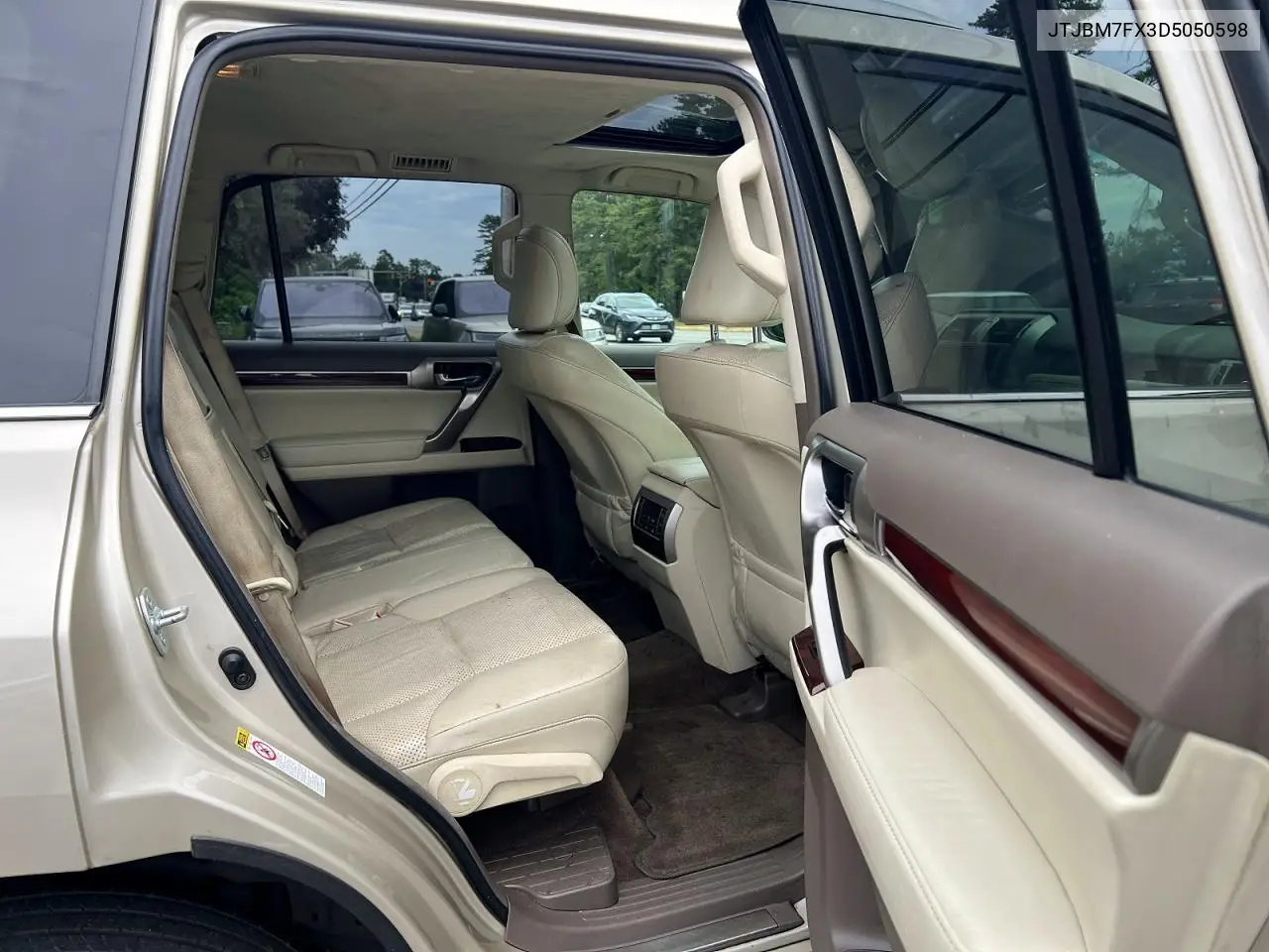 2013 Lexus Gx 460 VIN: JTJBM7FX3D5050598 Lot: 60229136