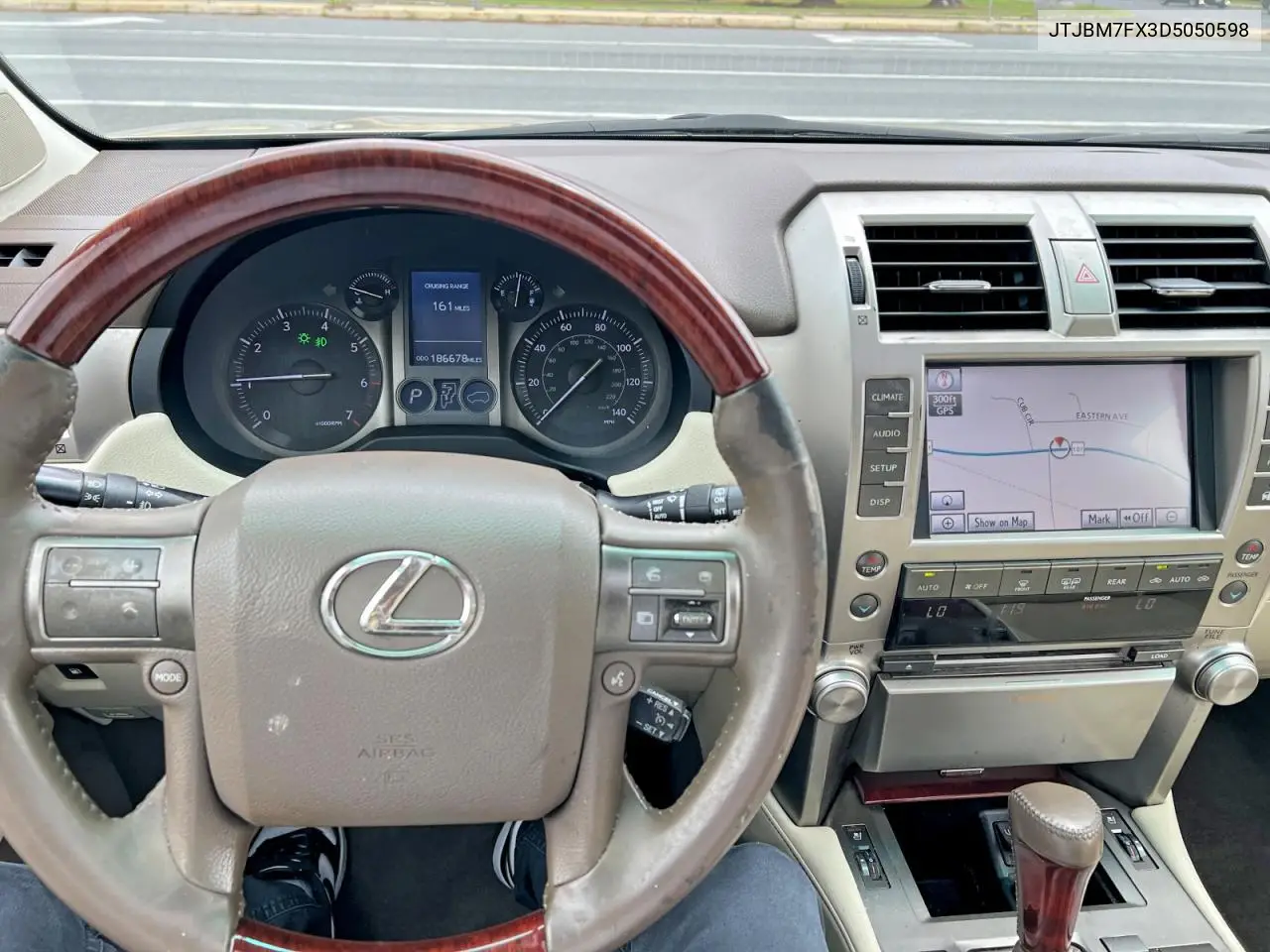 2013 Lexus Gx 460 VIN: JTJBM7FX3D5050598 Lot: 60229136