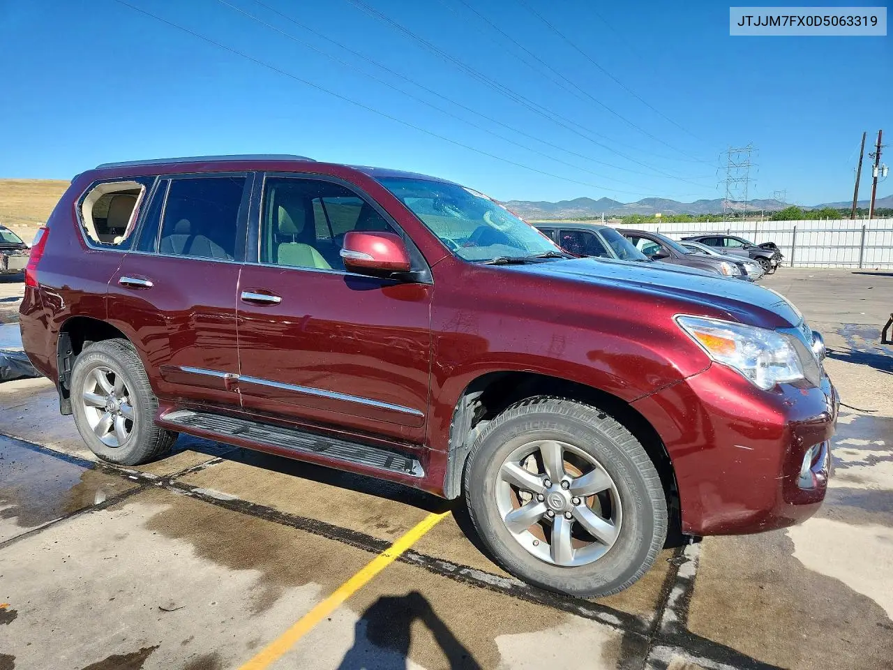 2013 Lexus Gx 460 Premium VIN: JTJJM7FX0D5063319 Lot: 60488366