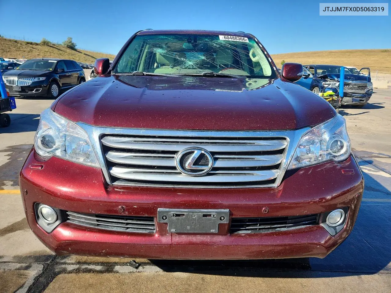 2013 Lexus Gx 460 Premium VIN: JTJJM7FX0D5063319 Lot: 60488366