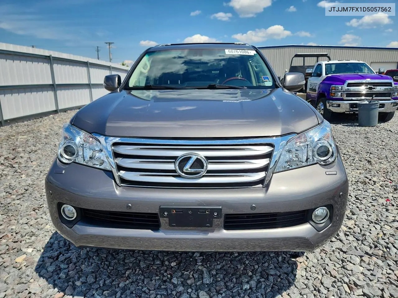 2013 Lexus Gx 460 Premium VIN: JTJJM7FX1D5057562 Lot: 60761086