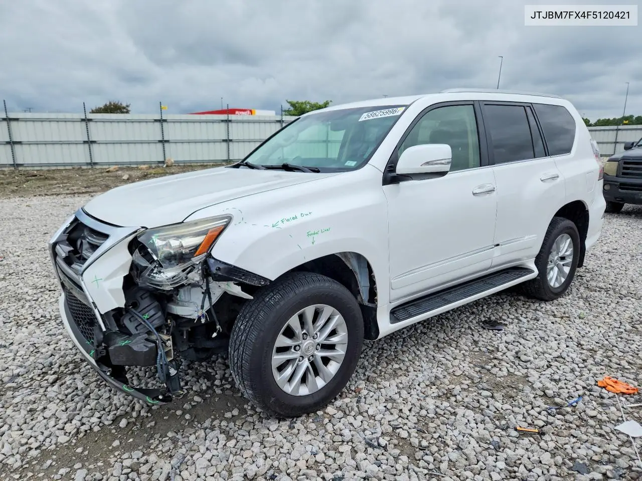 2015 Lexus Gx 460 VIN: JTJBM7FX4F5120421 Lot: 58625996