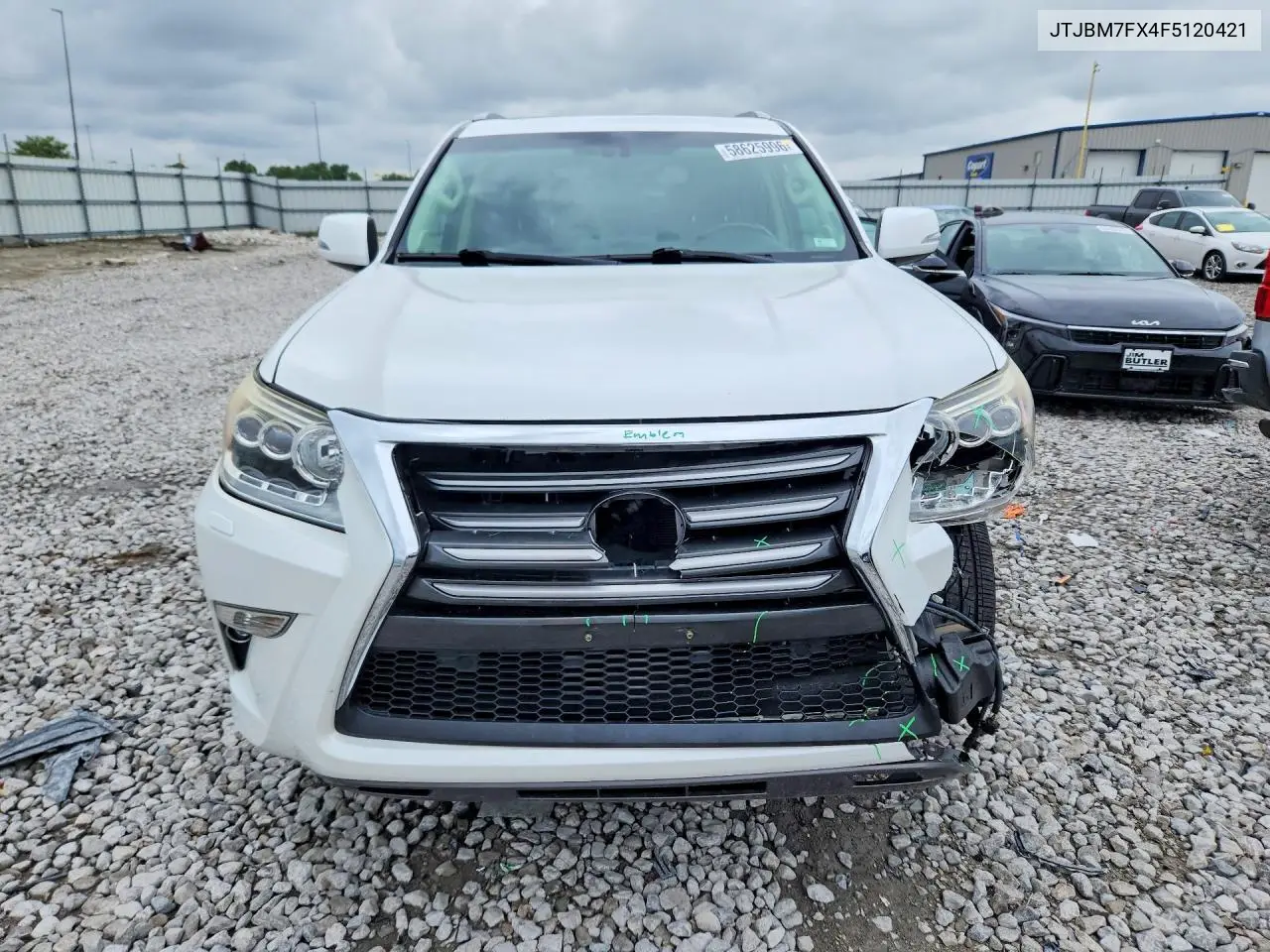 2015 Lexus Gx 460 VIN: JTJBM7FX4F5120421 Lot: 58625996