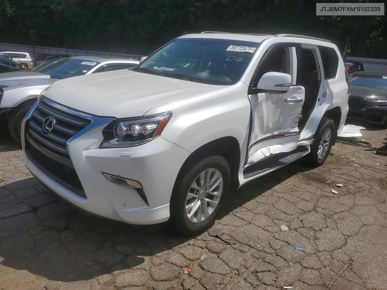 2015 Lexus Gx 460 VIN: JTJBM7FX6F5102339 Lot: 59712936