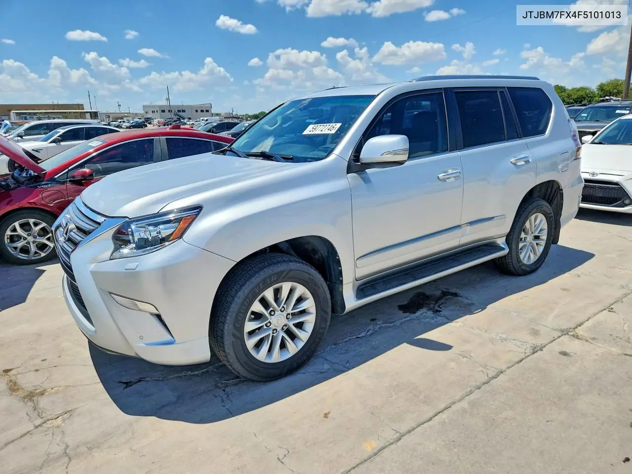 2015 Lexus Gx 460 VIN: JTJBM7FX4F5101013 Lot: 59772746