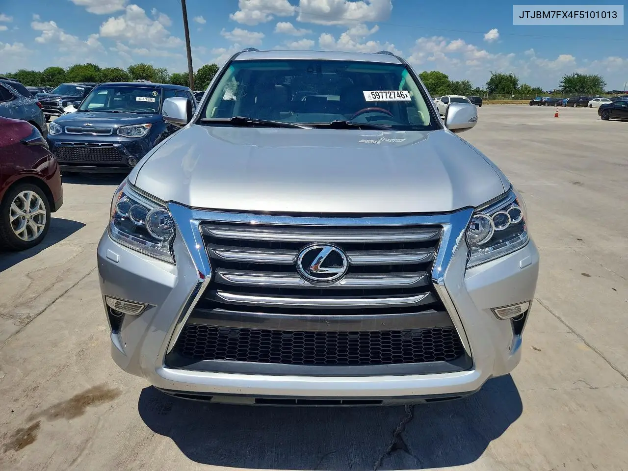 2015 Lexus Gx 460 VIN: JTJBM7FX4F5101013 Lot: 59772746