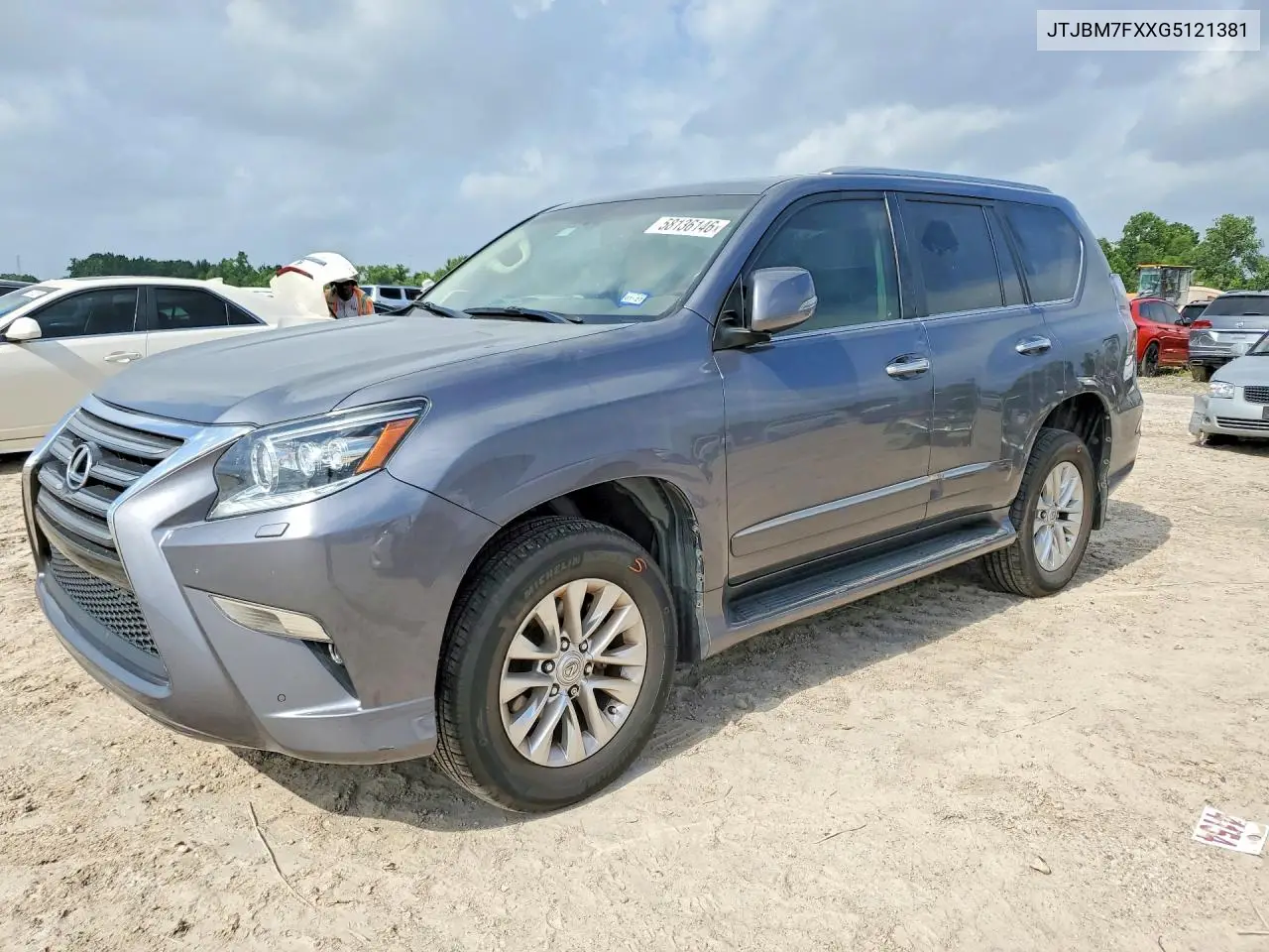 2016 Lexus Gx 460 VIN: JTJBM7FXXG5121381 Lot: 58136146