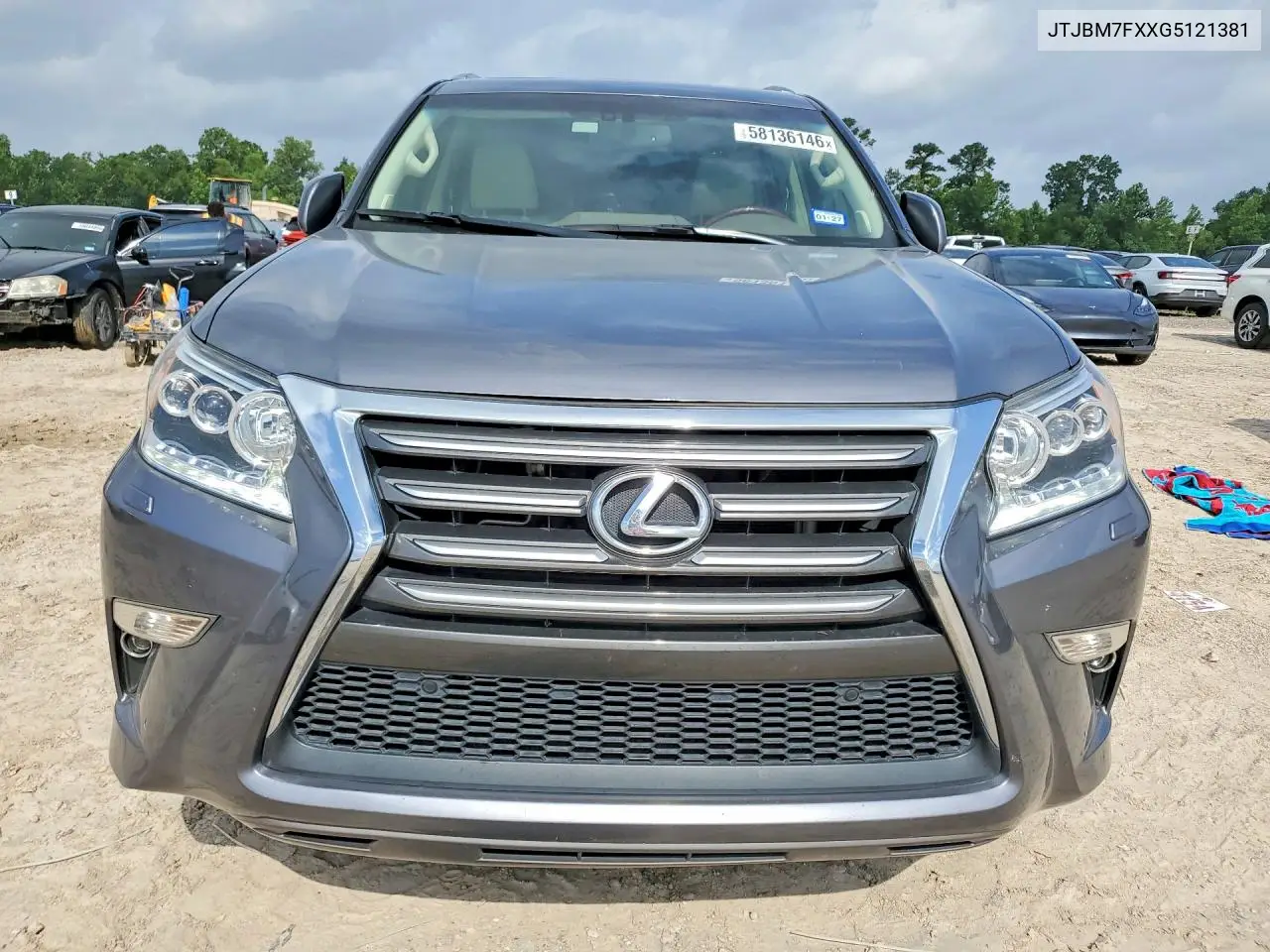 2016 Lexus Gx 460 VIN: JTJBM7FXXG5121381 Lot: 58136146