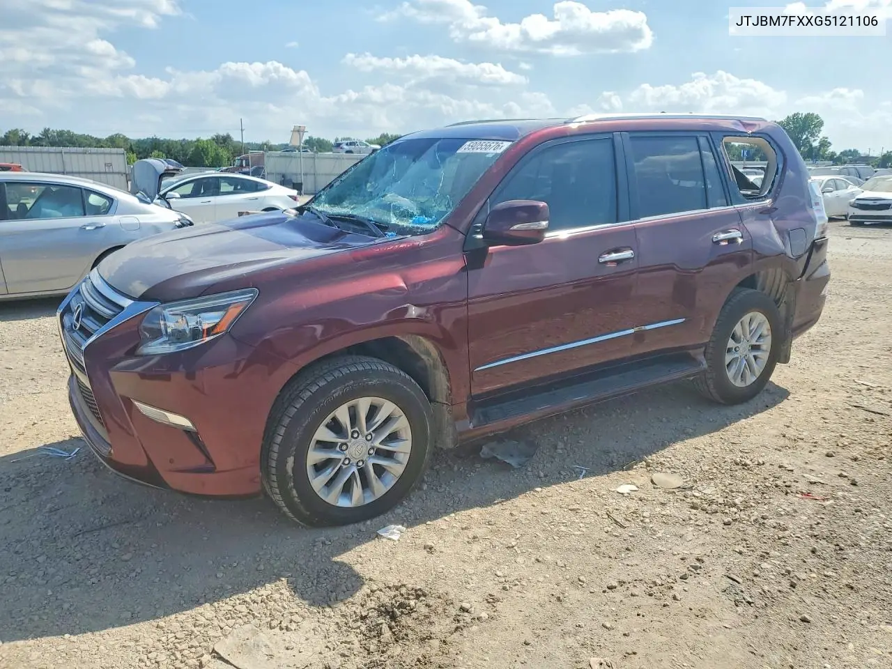 2016 Lexus Gx 460 VIN: JTJBM7FXXG5121106 Lot: 59055676