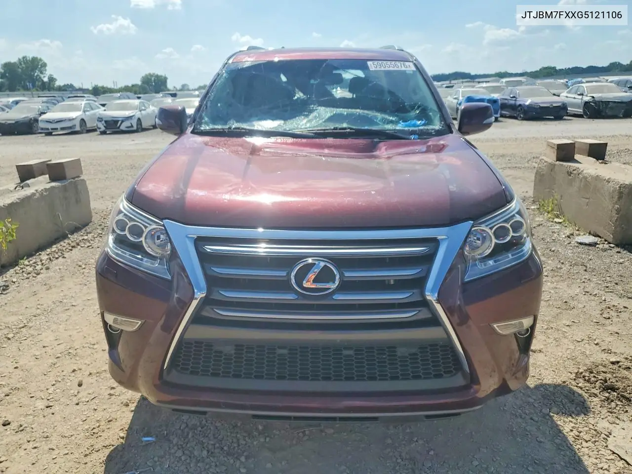 2016 Lexus Gx 460 VIN: JTJBM7FXXG5121106 Lot: 59055676