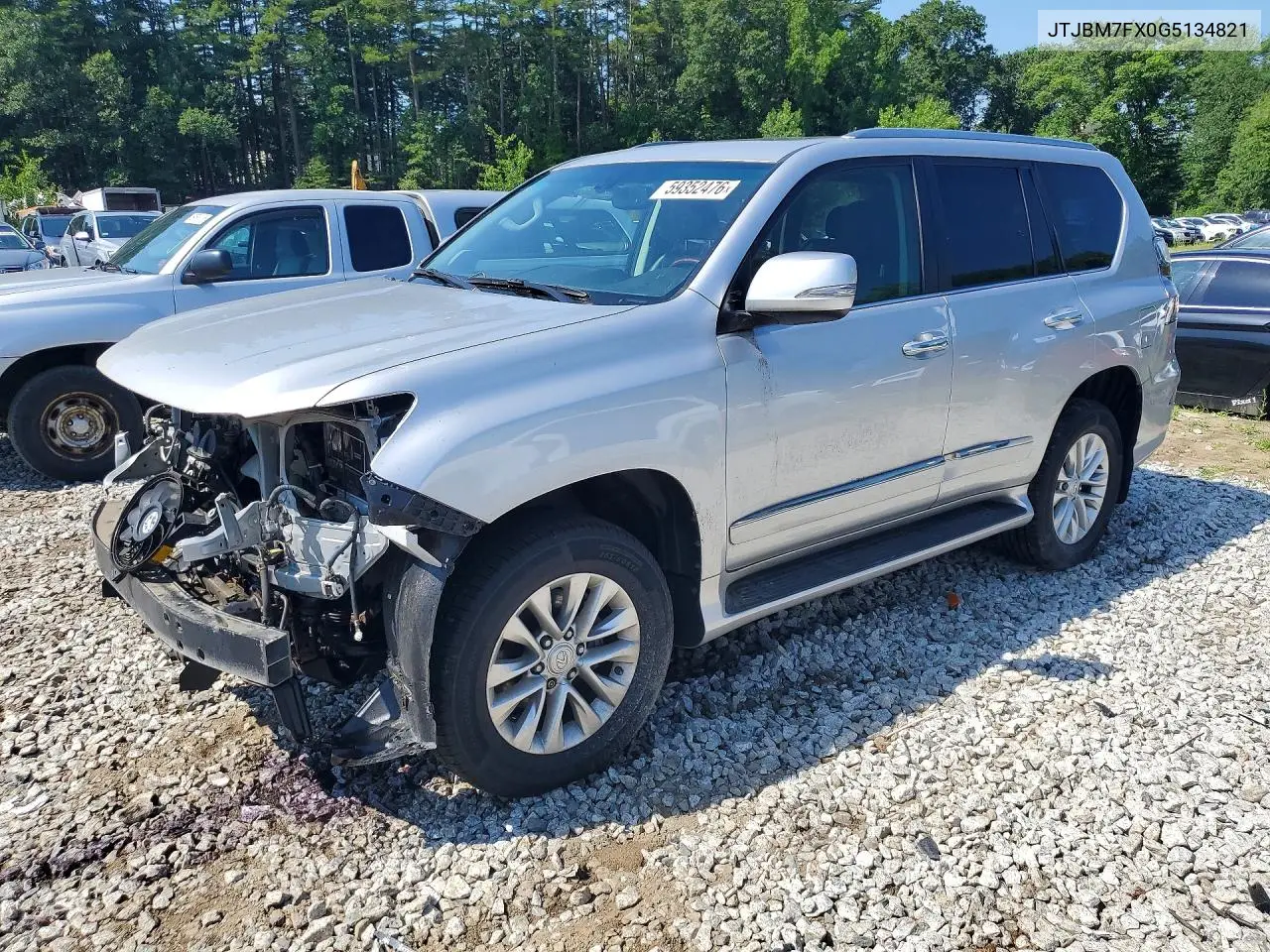 2016 Lexus Gx 460 VIN: JTJBM7FX0G5134821 Lot: 59352476