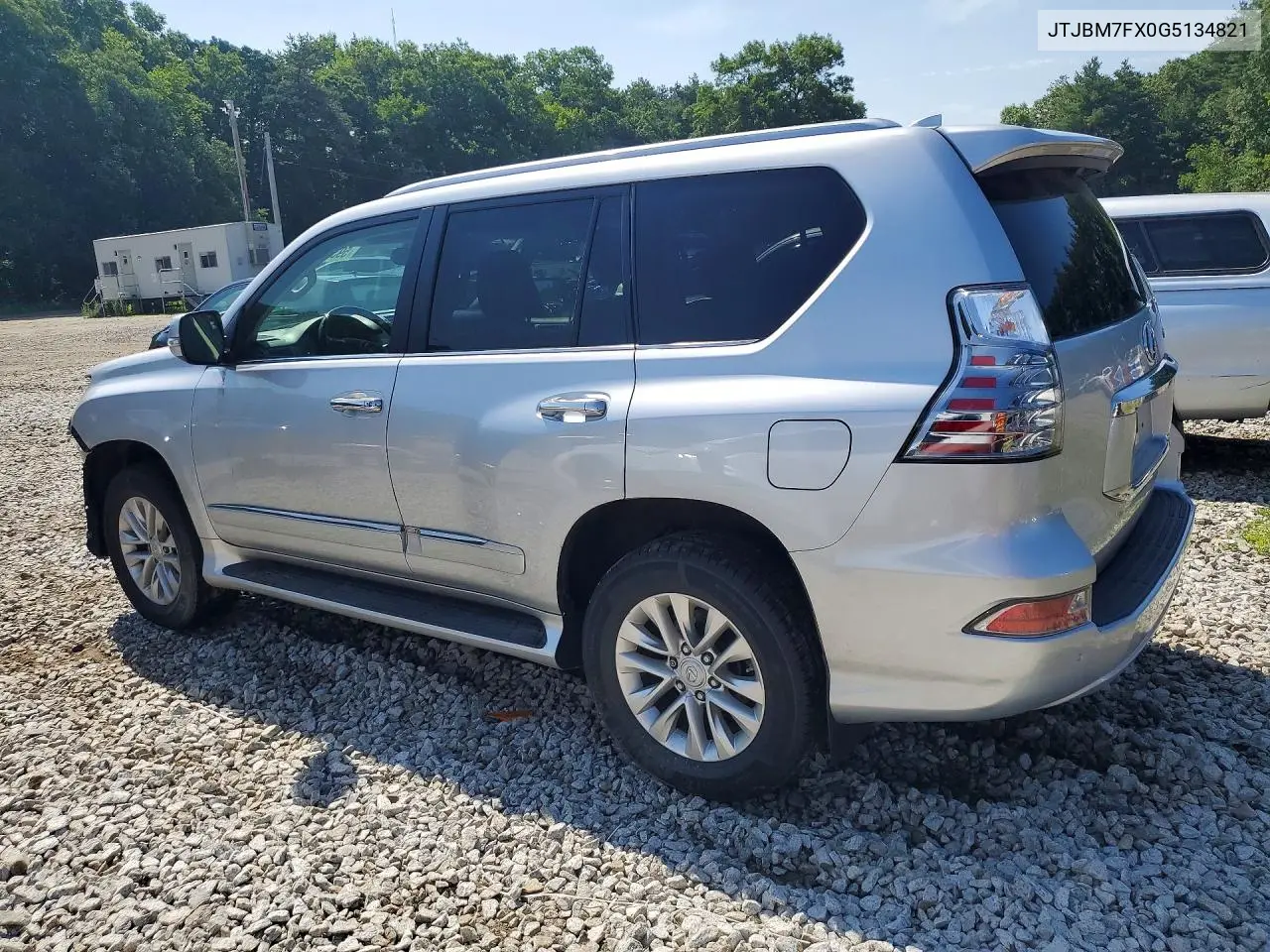 2016 Lexus Gx 460 VIN: JTJBM7FX0G5134821 Lot: 59352476